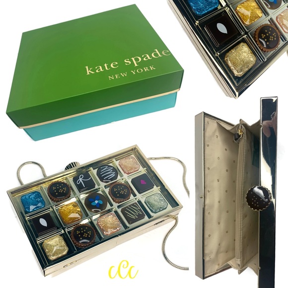 Kate Spade Creme De La Creme Candy Clutch Rare NWT - Picture 4 of 16